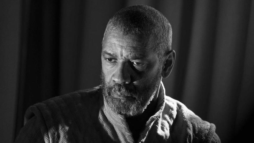 Denzel Washington en una imagen promocional de &#039;La tragedia de Macbeth&#039;.