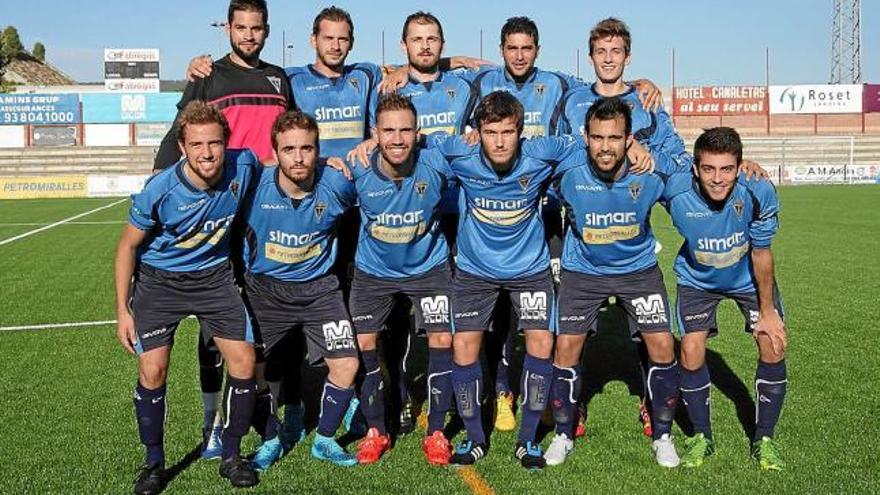 L&#039;equip titular de l&#039;Igualada, que va dominar el seu rival de categoria inferior, però que no va poder marcar