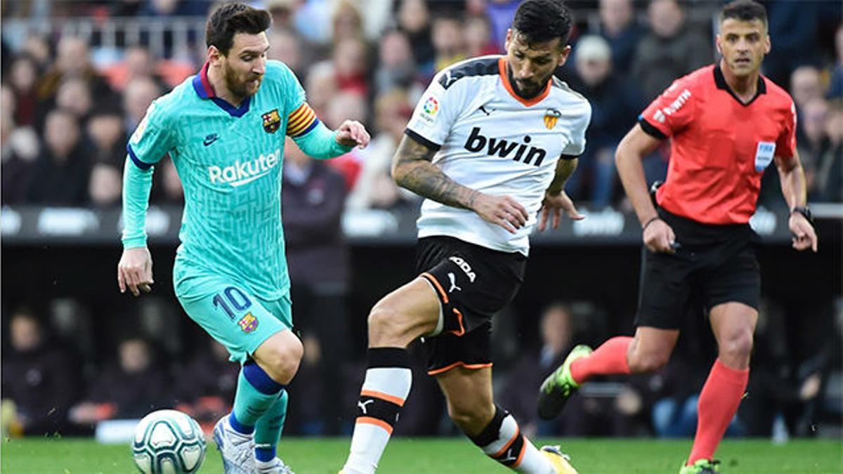 Vea las notas de los jugadores del Barça en la primera mitad ante el Valencia