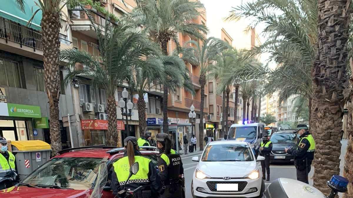 Alicante, vacía durante la Nochevieja del año Covid