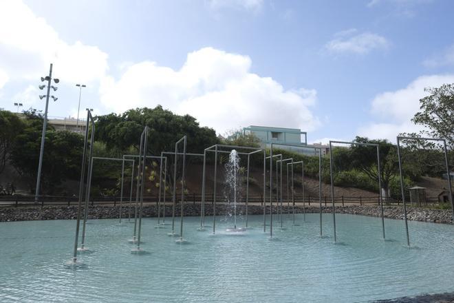 El lago del parque Juan Pablo II presenta nuevo aspecto tras su renovación