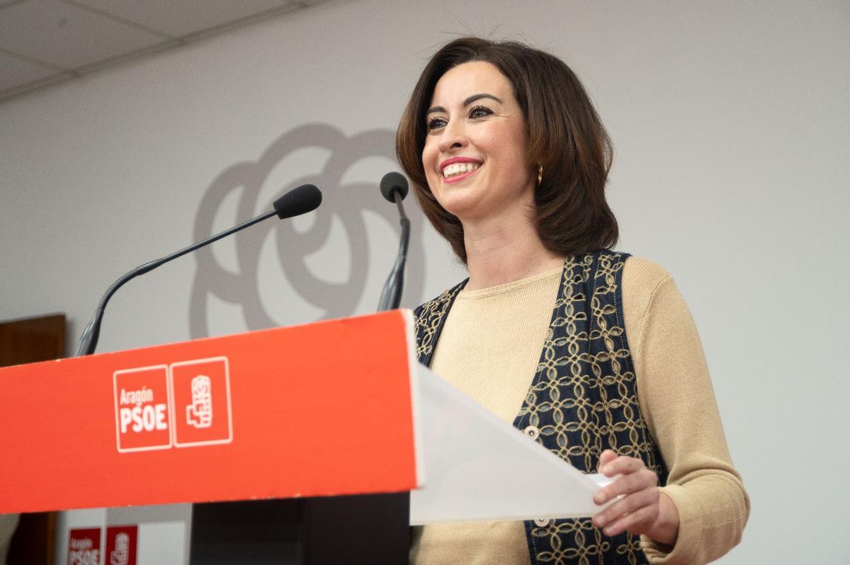 La secretaria general del PSOE Zaragoza y alcaldesa de Ejea, Teresa Ladrero.