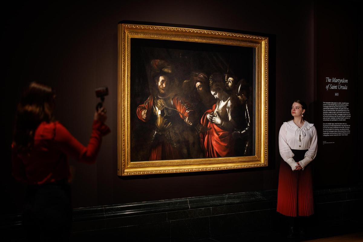 La última obra de Caravaggio, El martirio de santa Úrsula, se expone en la National Gallery de Londres