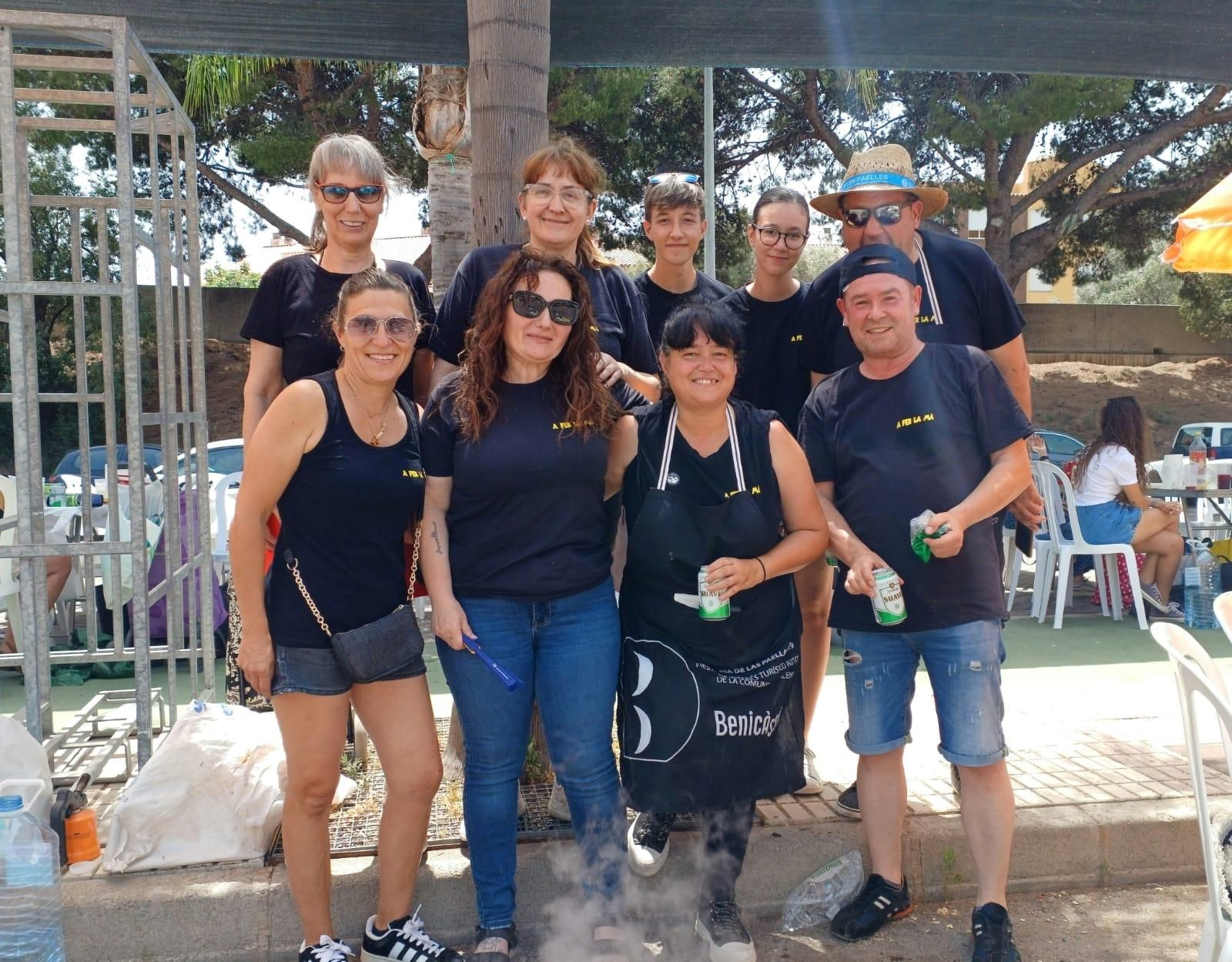 Las imágenes del primer concurso de paellas entre peñas de Benicàssim