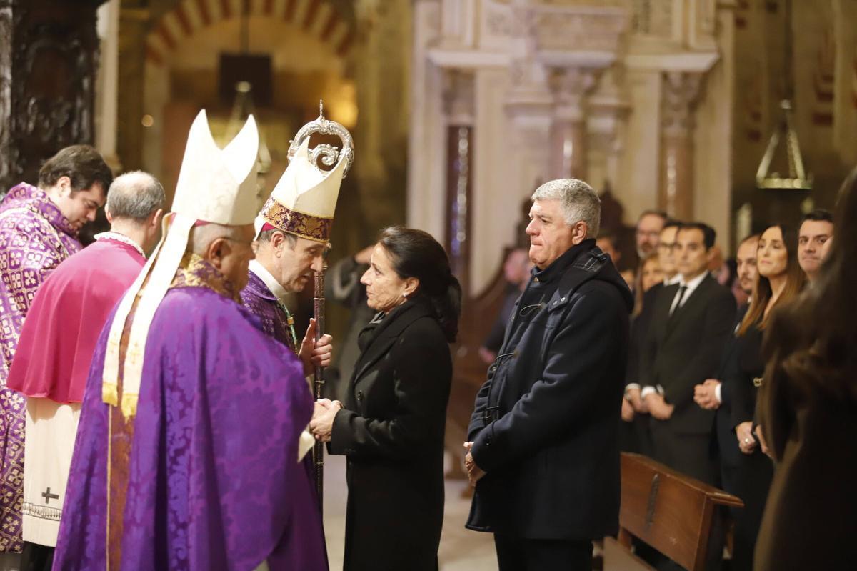 El obispo de Córdoba, Jesús Fernández, oficia la liturgia por los fallecidos en la tragedia ferroviaria El obispo de Córdoba, Jesús Fernández, oficia la liturgia por los fallecidos en la tragedia ferroviaria