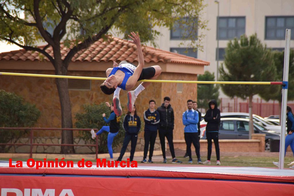 Regional absoluto y sub-23 de atletismo en Lorca (I)