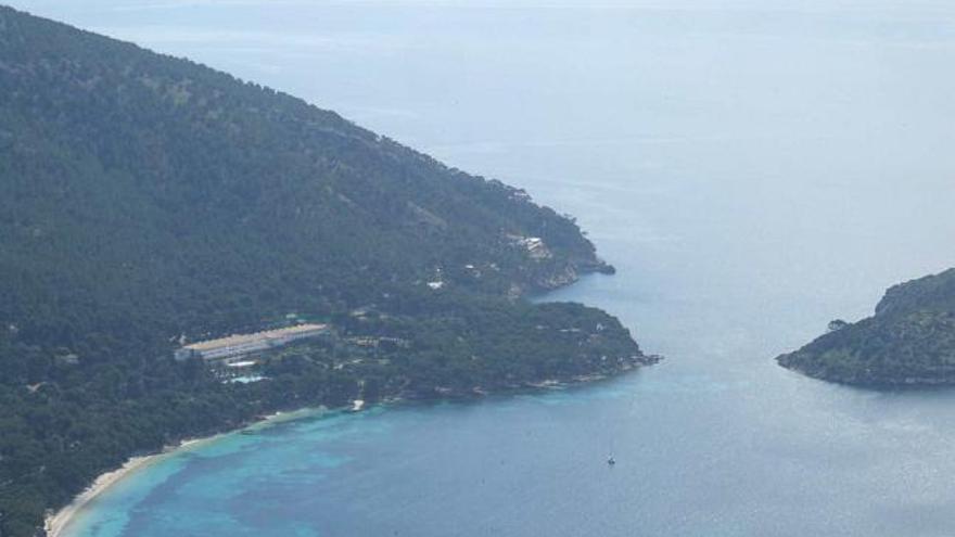 Imagen de la bahía de Formentor, donde se ubica el hotel.