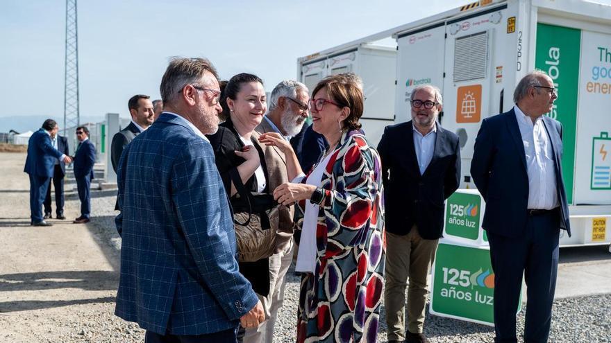Fotogalería | Las imágenes del acto de inauguración de la mayor batería de almacenamiento de energía de España