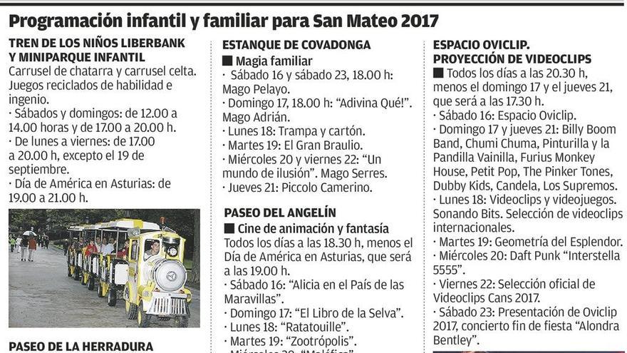 Fantasía en el Campo San Francisco para los más pequeños en las fiestas de San Mateo