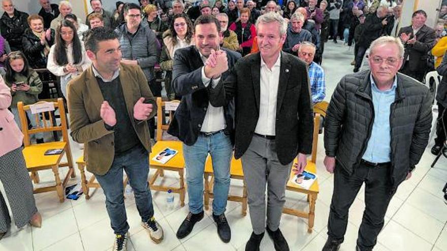 Rueda arropa a Cubela como candidato del PP en Cerdedo-Cotobade: “Es un alcalde de raza”