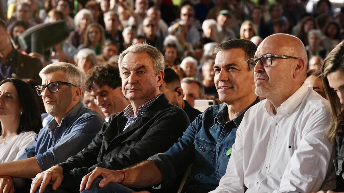 José Luis Rodríguez Zapatero y Pedro Sánchez.