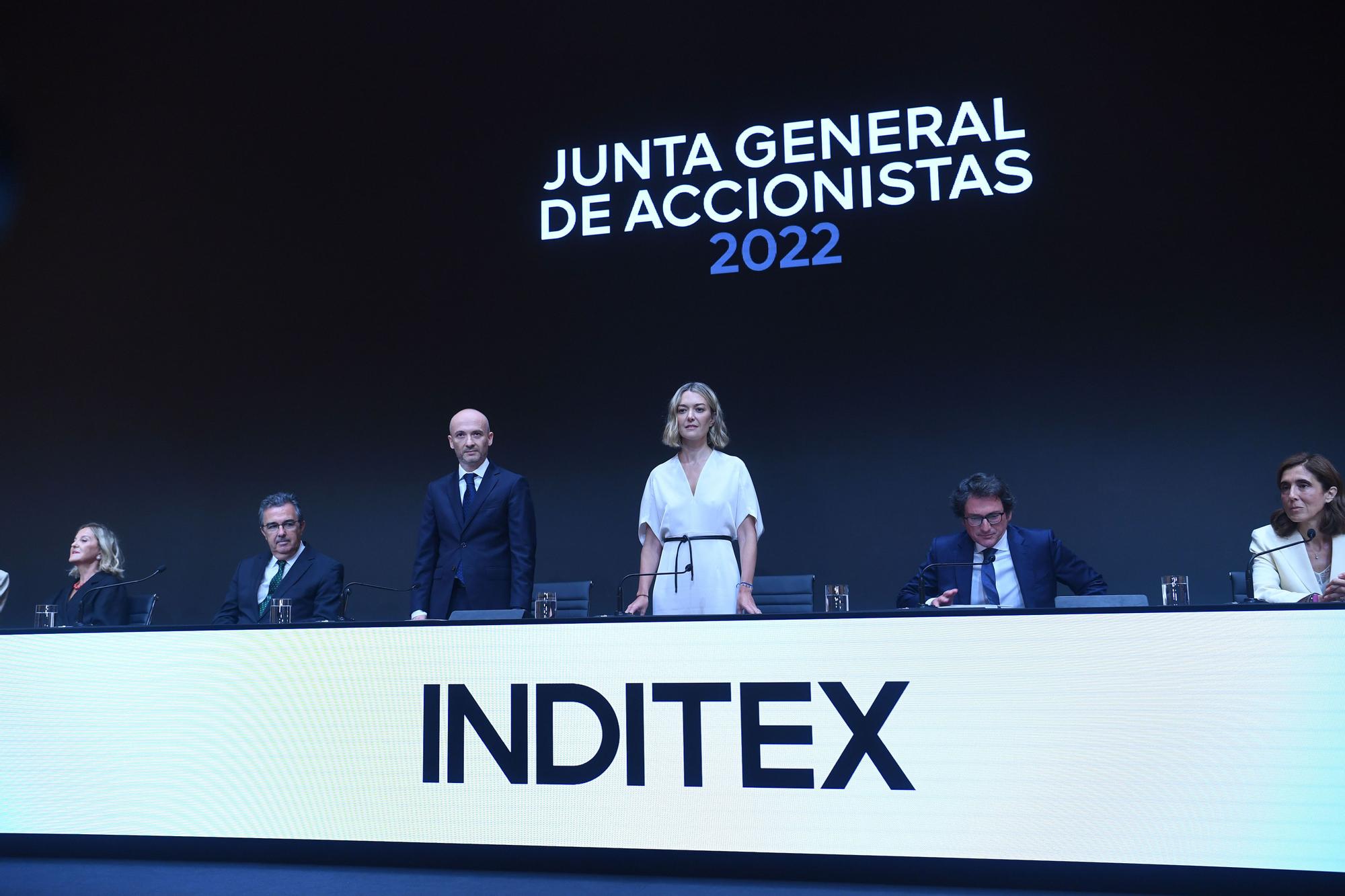 Marta Ortega, en su primera junta de accionistas de Inditex como presidenta