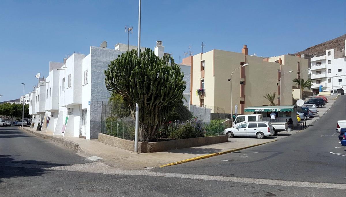 Imagen del barrio de las 80 Viviendas en el pueblo de Gran Tarajal.