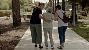 Joaquina Sánchez, enferma de alzhéimer a quien denegaron la primera solicitud de eutanasia. La foto es un fotograma del documental La decisión de Joaquina