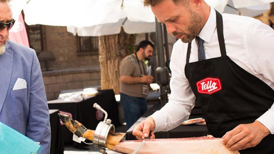 Un grancanario, el mejor cortador de jamón de España