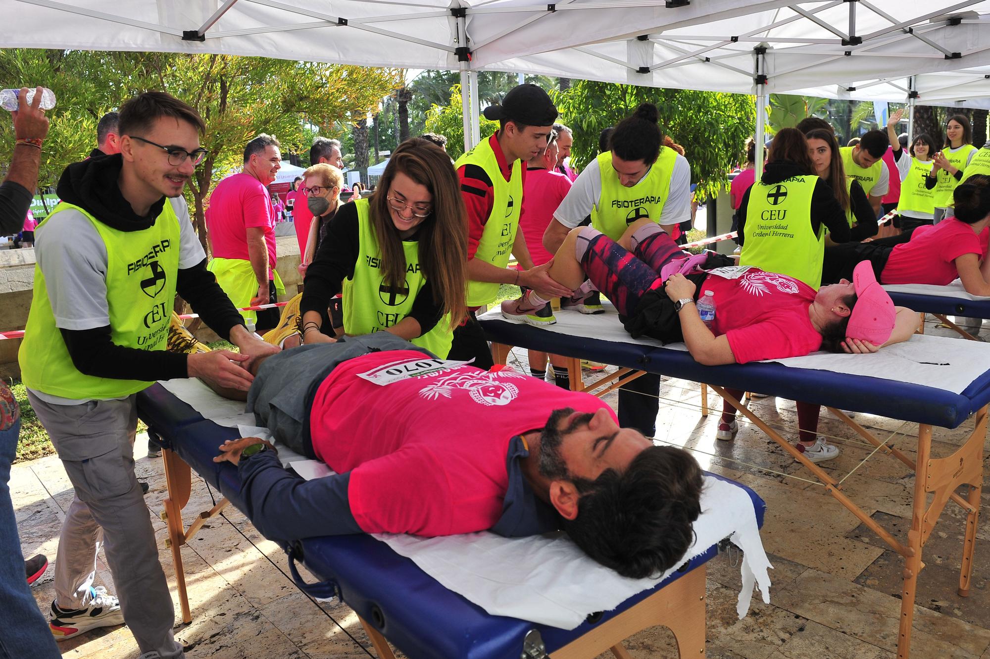 Más de 8.000 solidarios con el cáncer de mama en Elche