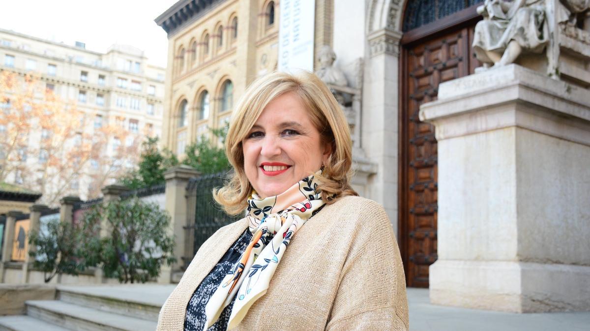 Rosa Bolea, candidata a rectora de la Universidad de Zaragoza.