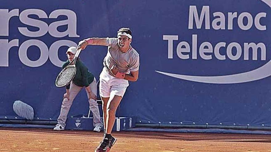 Jaume Munar, en su partido del jueves ante Alexander Zverev.