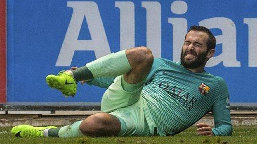 L&#039;entrada que va comportar la lesió d&#039;Aleix Vidal no va ser castigada convenientment pel col·legiat