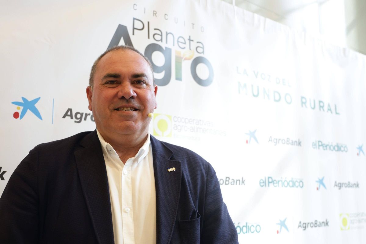 Ángel Pacheco, presidente de Cooperativas Agro alimentarias Extremadura.