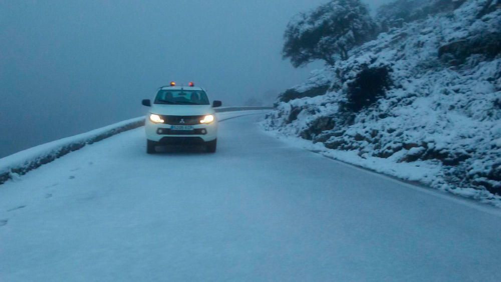 Nieve en la Serra de Tramuntana