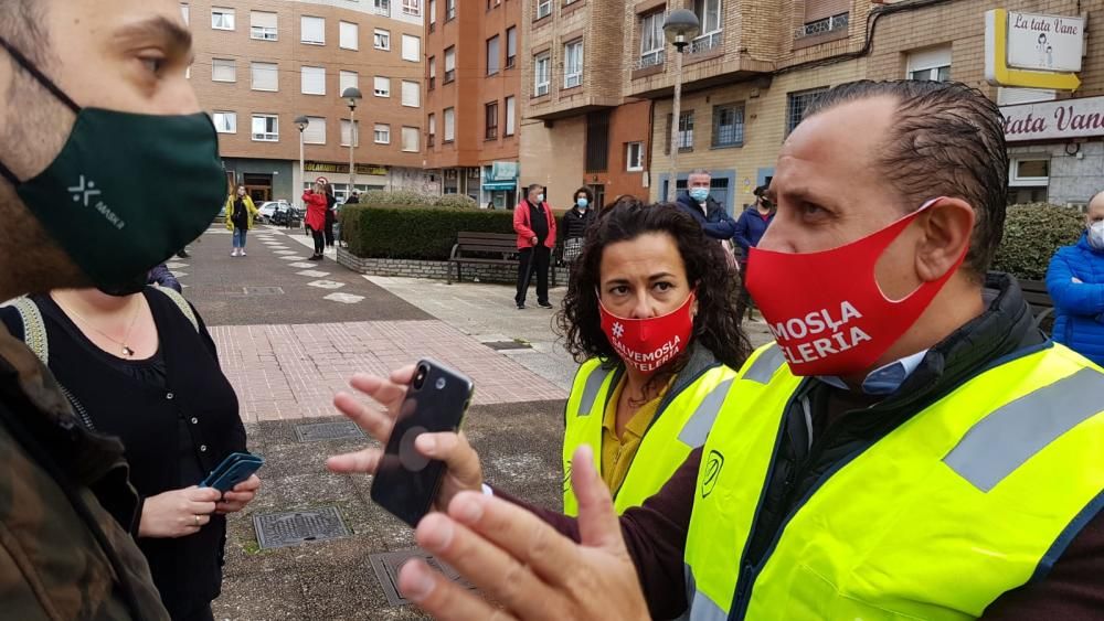 Protesta en Gijón de la hostelería local