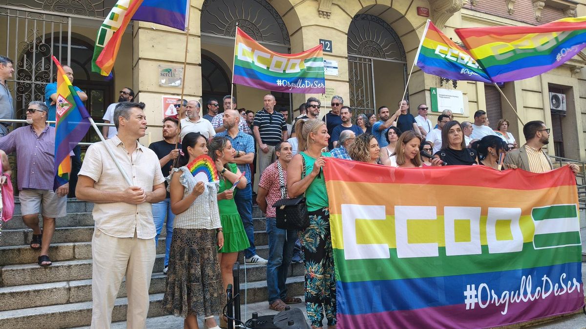 CCOO reivindica en Córdoba el respeto a los derechos de las personas LGTBI+.
