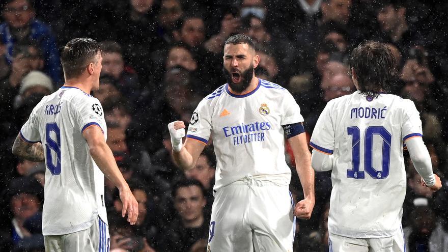 Benzema noquea al Chelsea y deja al Real Madrid con un pie en semifinales