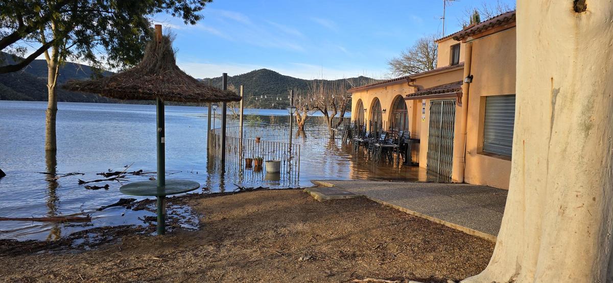 El pantà de Darnius-Boadella, aquest dilluns