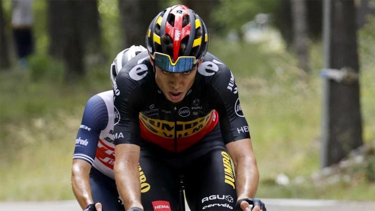 Van Aert logró la victoria de etapa