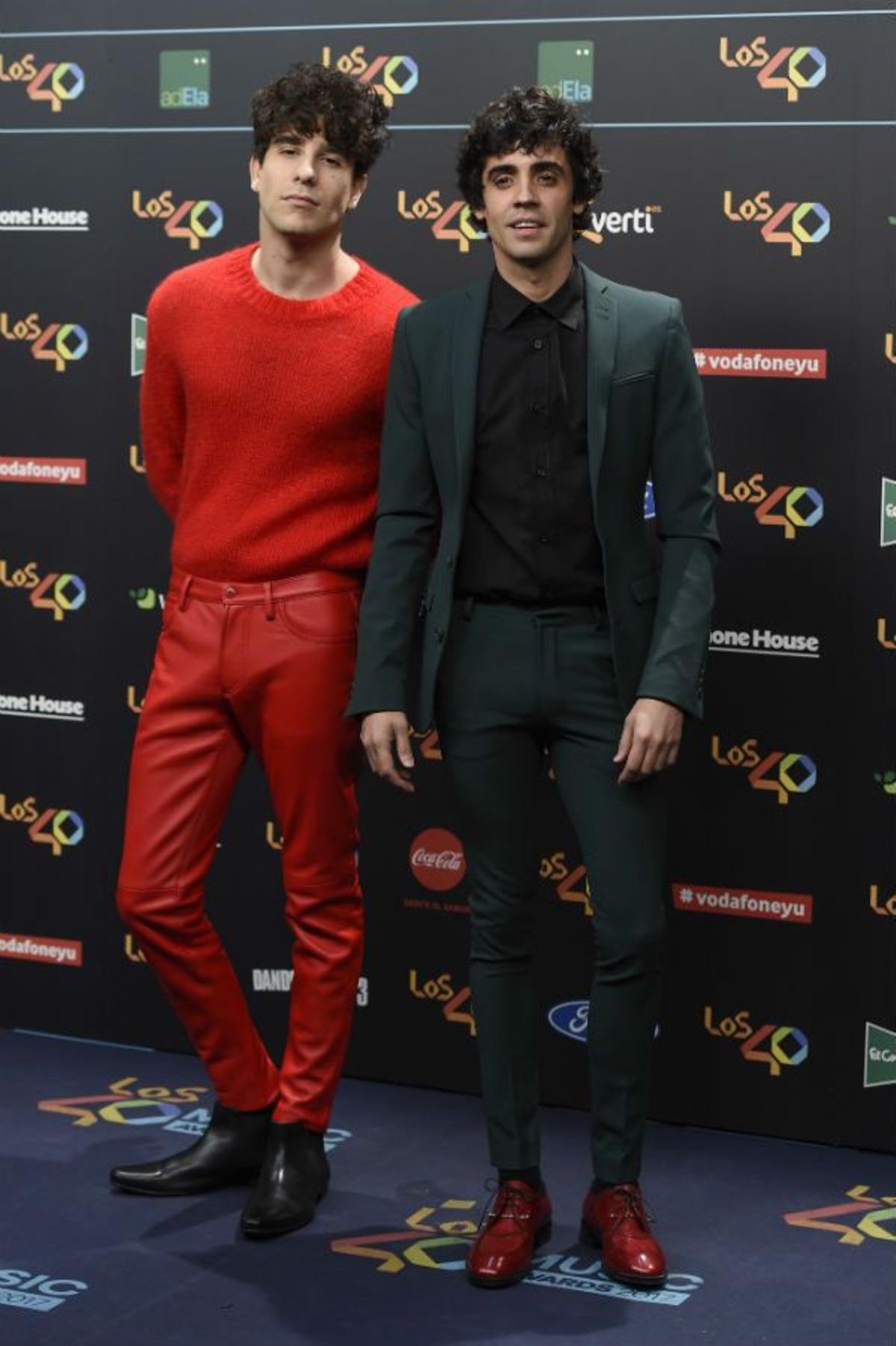 Javier Calvo y Javier Ambrossi en Los 40 Music Awards 2017