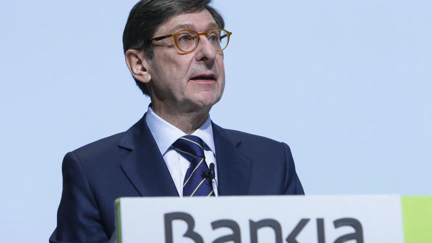 José Ignacio Goirigolzarri en la junta de Bankia de 2018