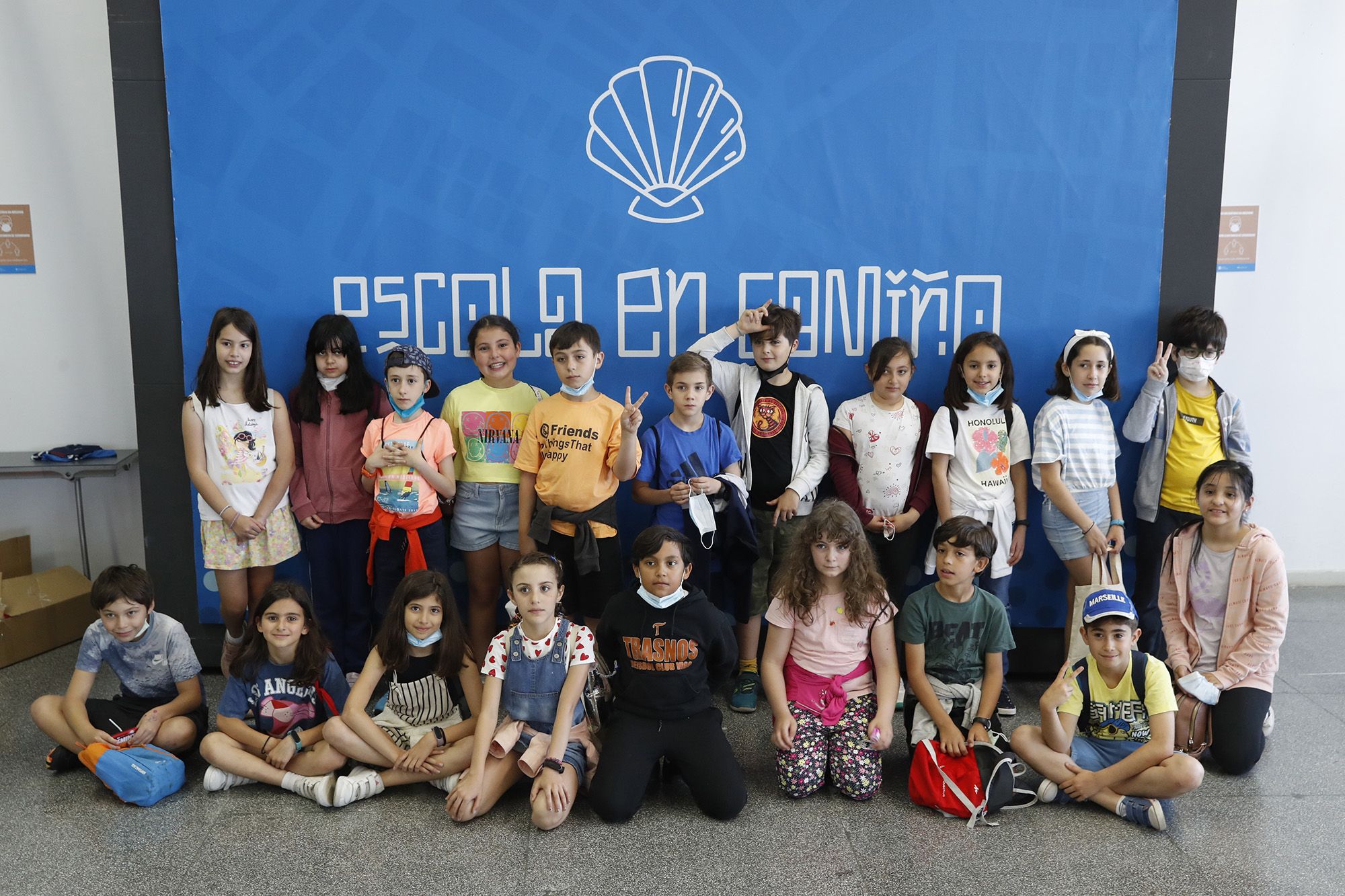 A primeira promoción de graduados en O Camiño