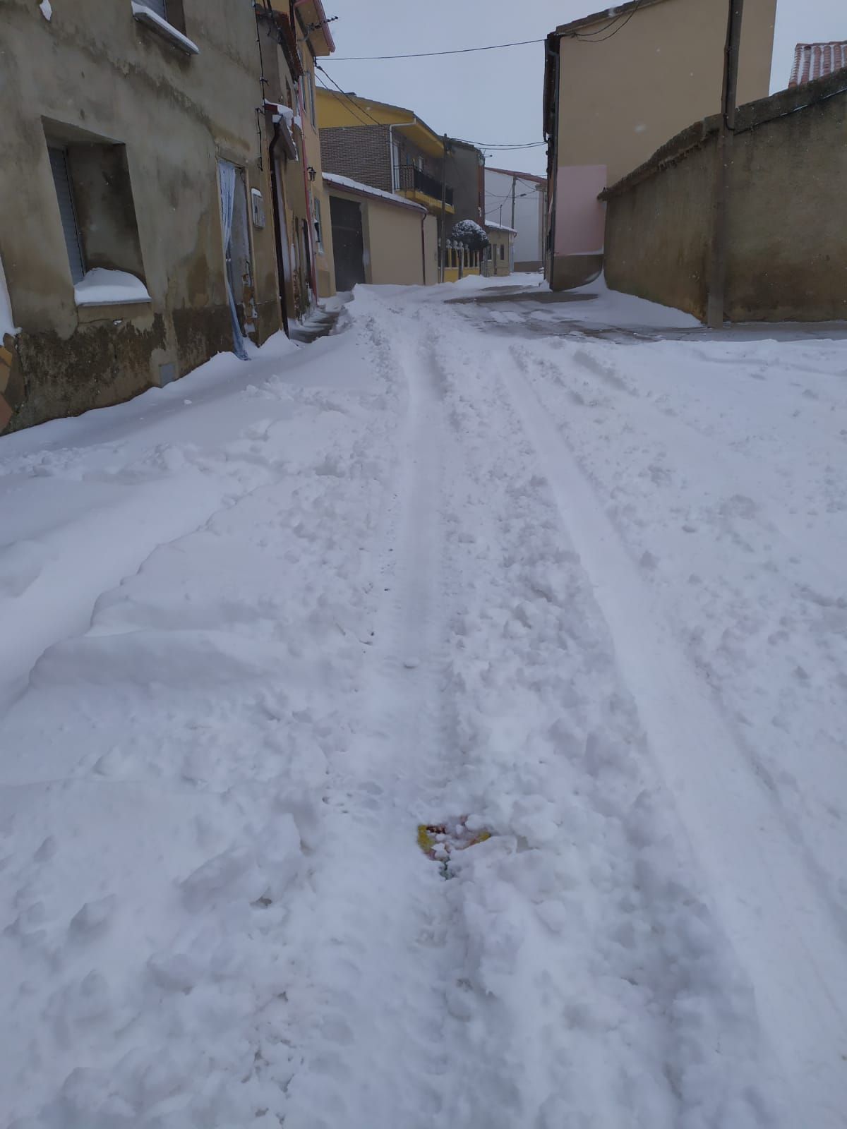 Borrasca Filomena en Zamora: Sanzoles, otra de las localidades cubiertas de blanco