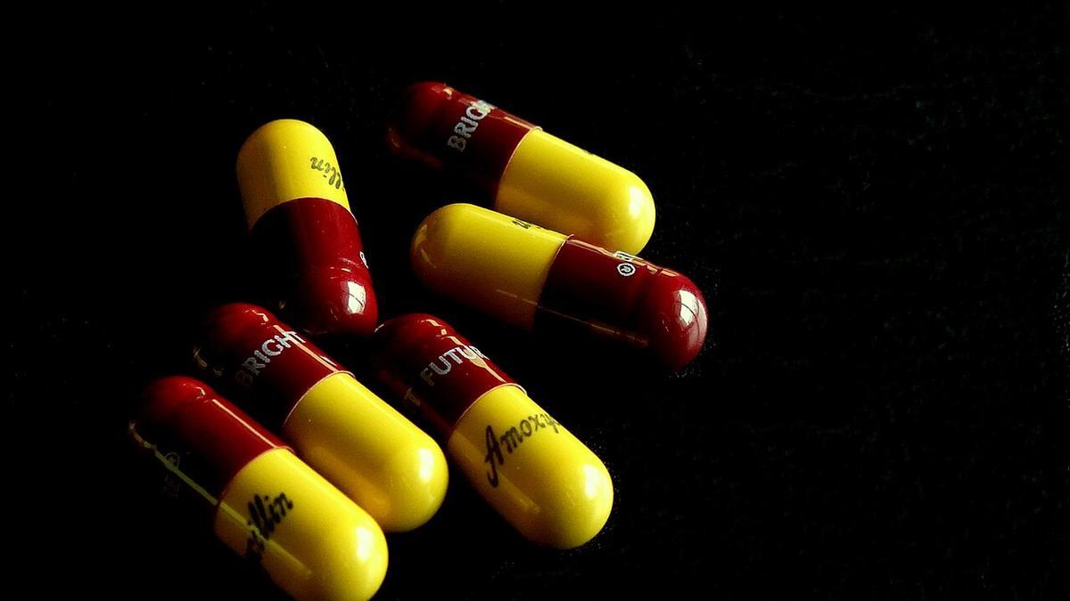 Antibioticos de amoxicilina en cápsulas