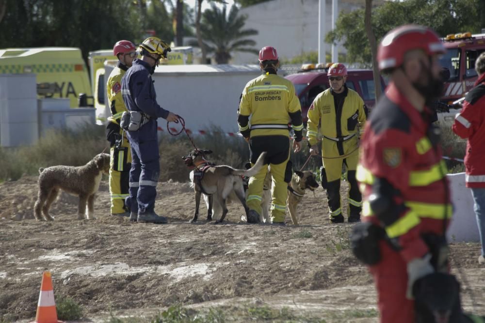 Más de 500 efectivos participan en un simulacro de accidente aéreo