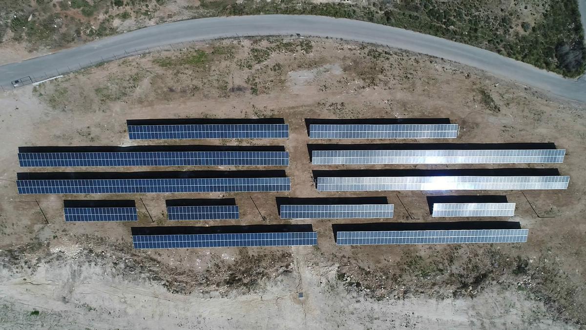 Placas solares situadas en Murcia