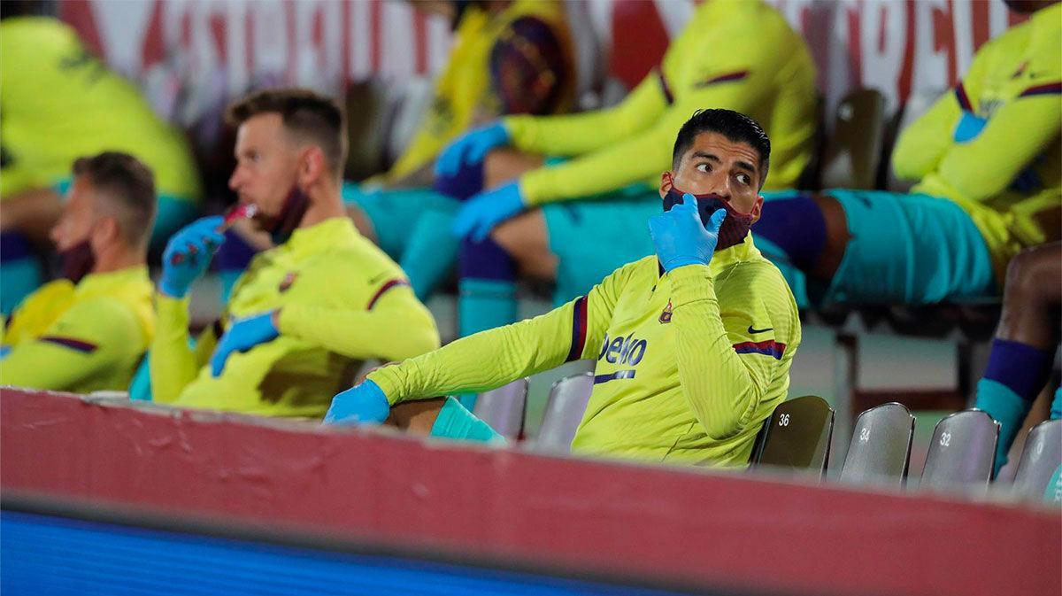 Setién se queda con Luis Suárez y Braithwaite