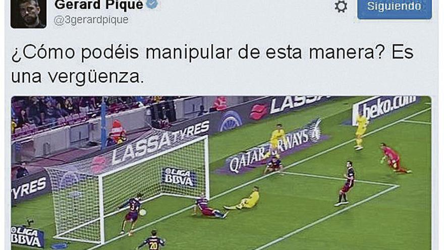 Piqué vuelve a cargar contra los medios