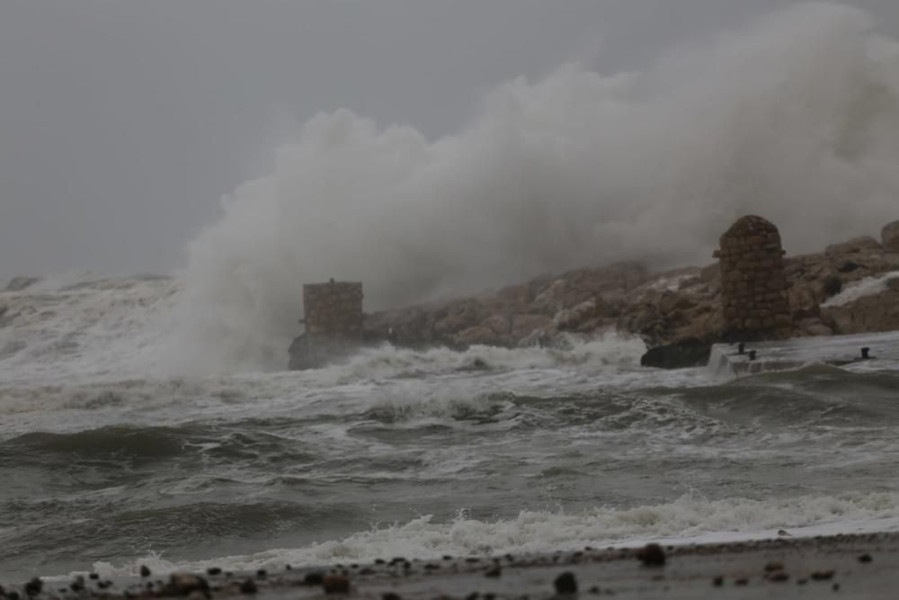 Temporal de mar a l'Escala