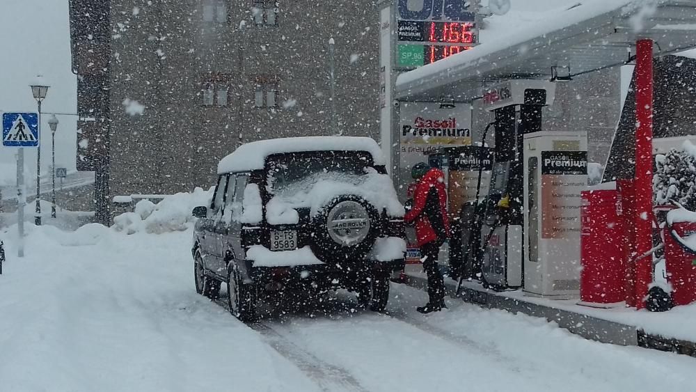 Nevada a la Cerdanya el 28 de gener