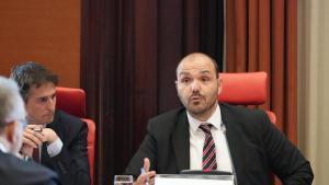 El conseller Dalmau este miércoles en la comisión de salud del Parlament, en sustitución de Olga Pané, que sigue de baja médica.
