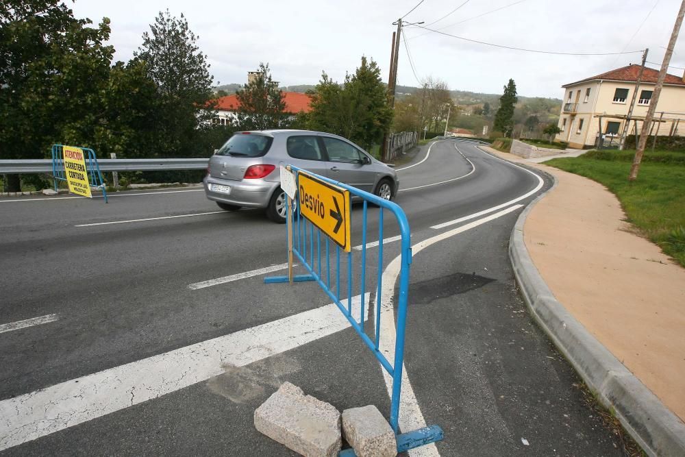 Polémica por las obras en la carretera que une Liñares y Valboa