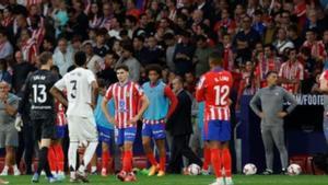 Derbi madrileño en el Metropolitano.