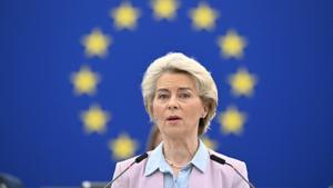 La presidenta de la Comisión Europea, Ursula von der Leyen.