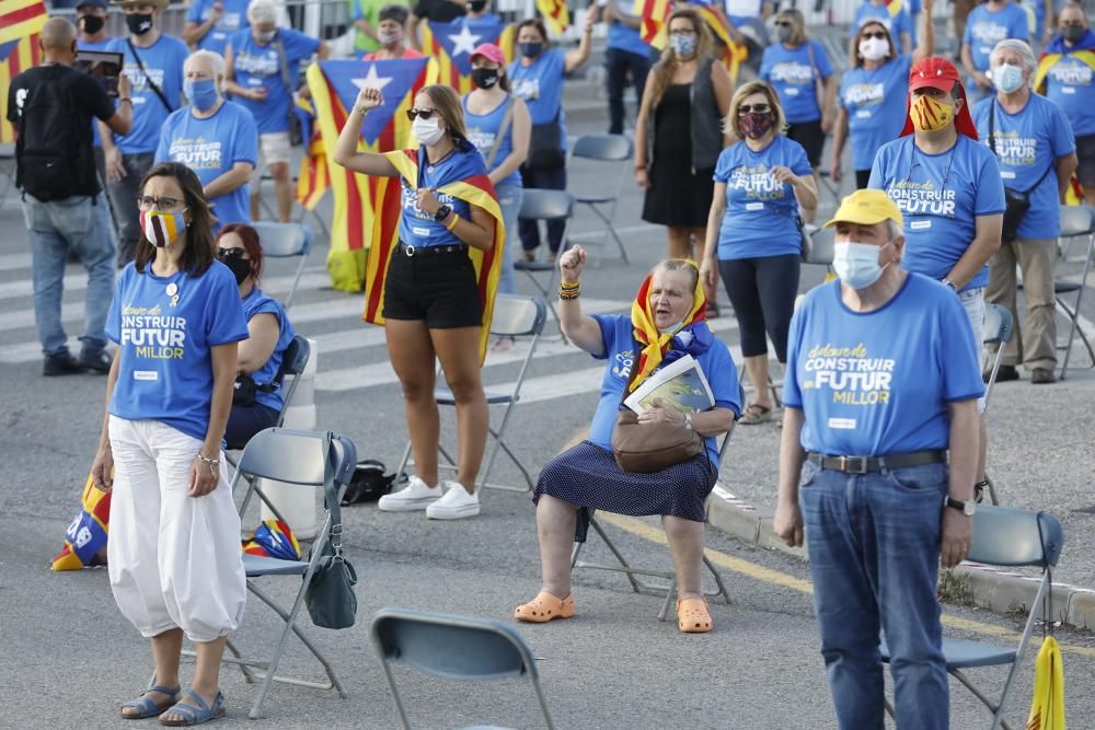 Concentració de l'ANC per la Diada a Girona