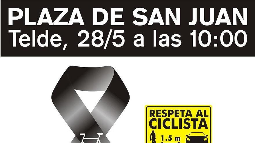 Cartel anunciador de la concentración en la plaza de San Juan