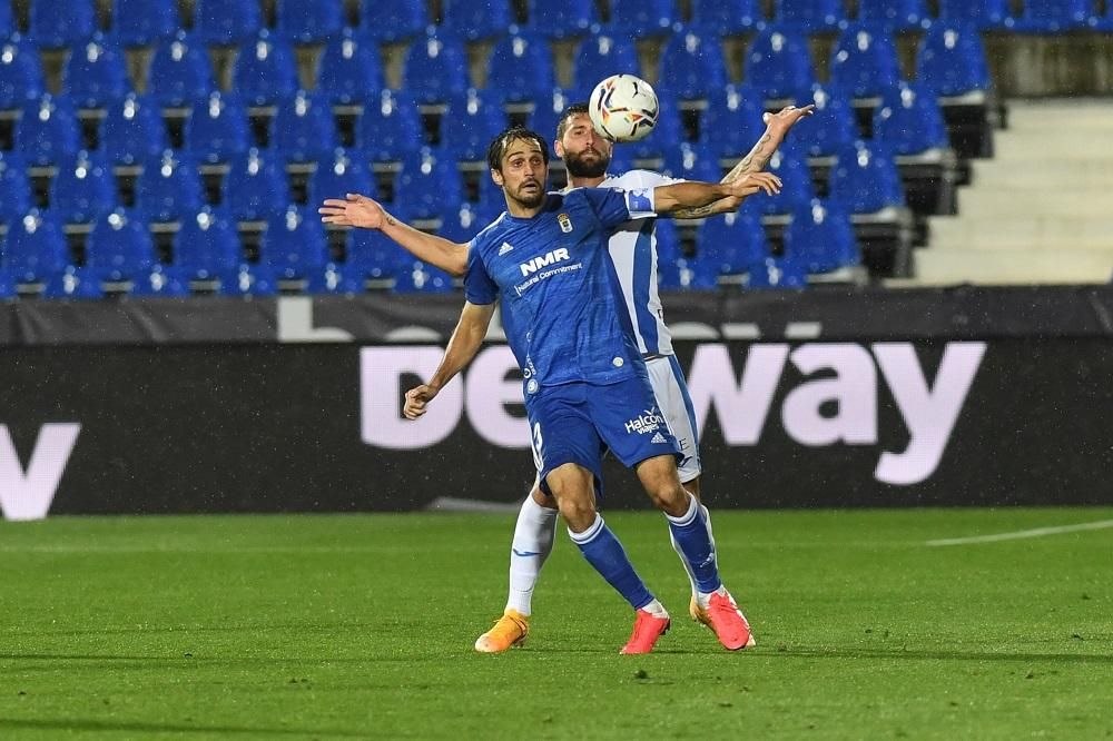 El partido entre el Leganés y el Real Oviedo, en imágenes