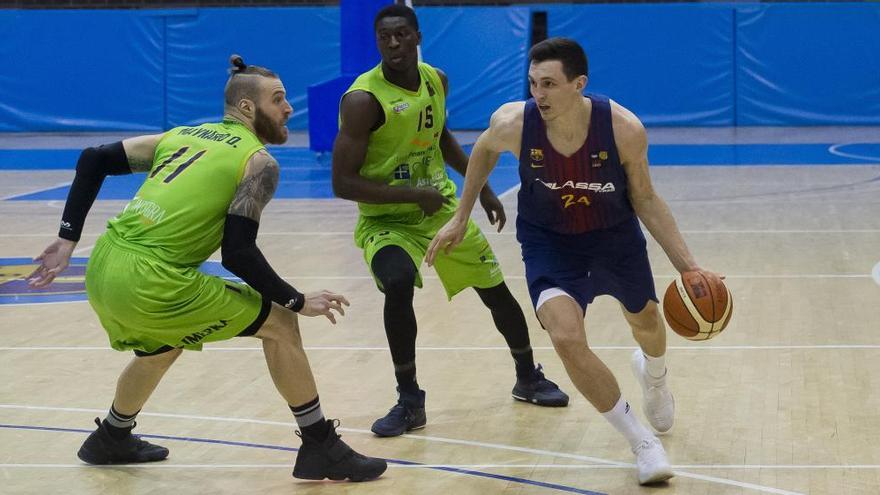 Clara victoria del Oviedo Baloncesto en la cancha del Barça B