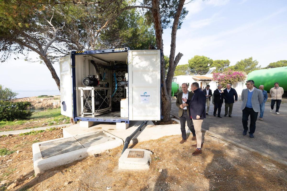 Todas las imágenes de la puesta en marcha de la desaladora de Sant Antoni